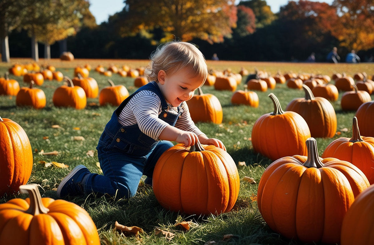 Pumpkin Patch Kids playing