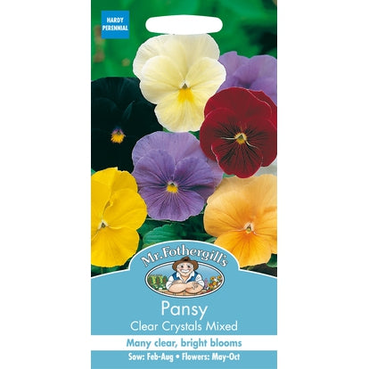Pansy Clear Crystals Mixed Seeds