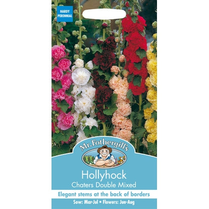 Hollyhock Chaters Double Mixed Seeds