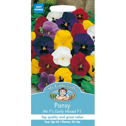 Pansy Mr F's Early Mixed Seeds