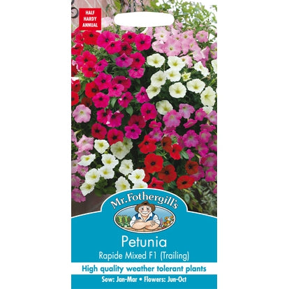 Petunia Rapide Mixed F1 Seeds