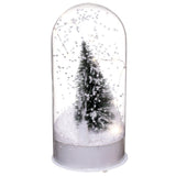 Festive Domed Musical LED Christmas Snowstorm